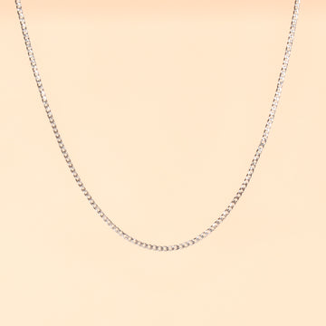 Collier Agathe en acier inoxydable couleur argent