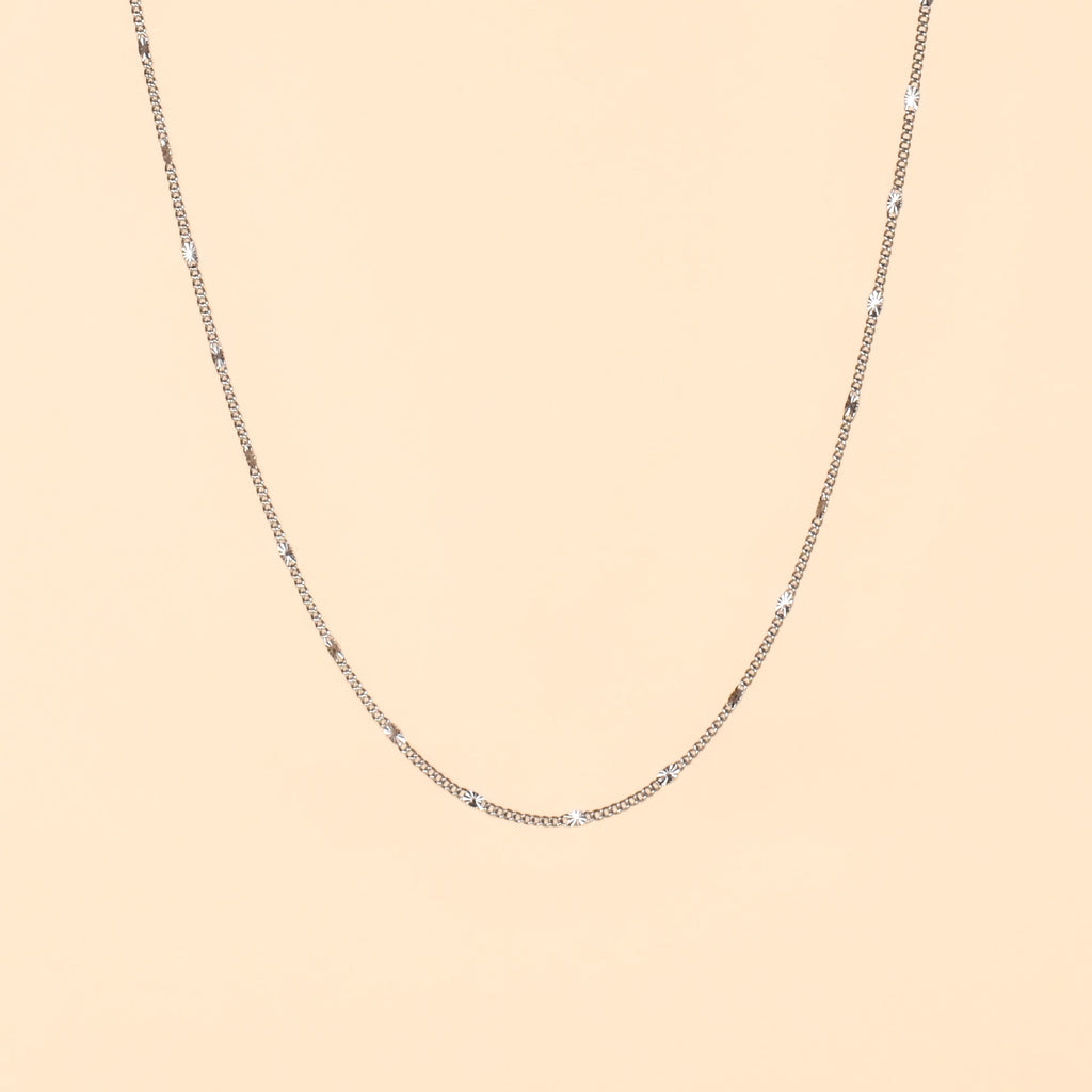 Collier Clemence en acier inoxydable couleur argent de marque Aurea Boutique